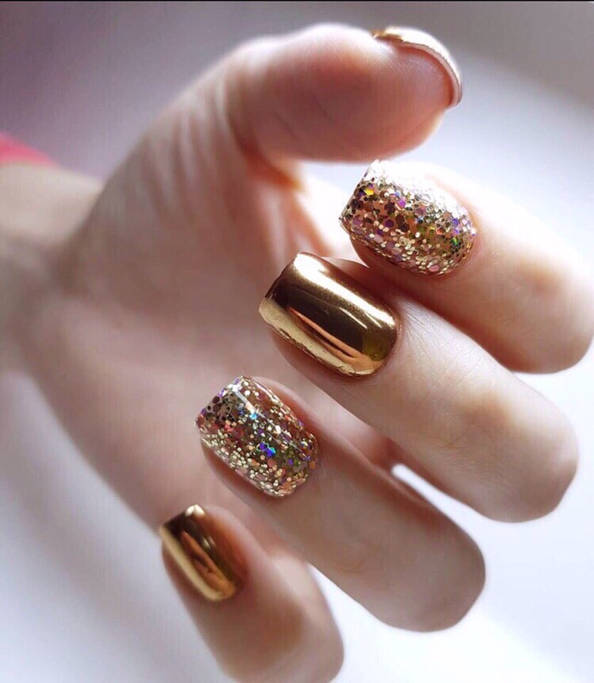 Types of gold manicure