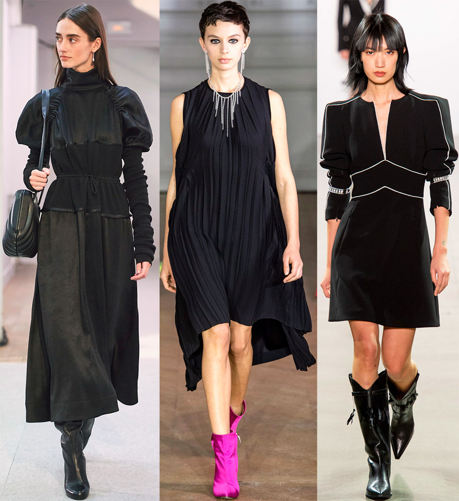 Fashionable dresses for autumn and winter