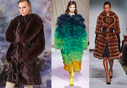 What fur coats are in trend in the fall-winter of 2024-2025