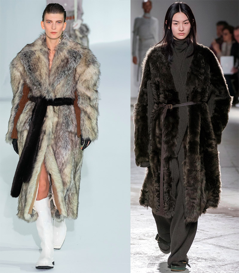 Fashionable fur coats 2024-2025