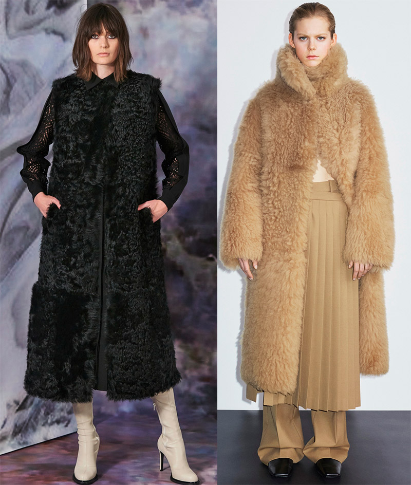 Fashionable fur coats 2024-2025