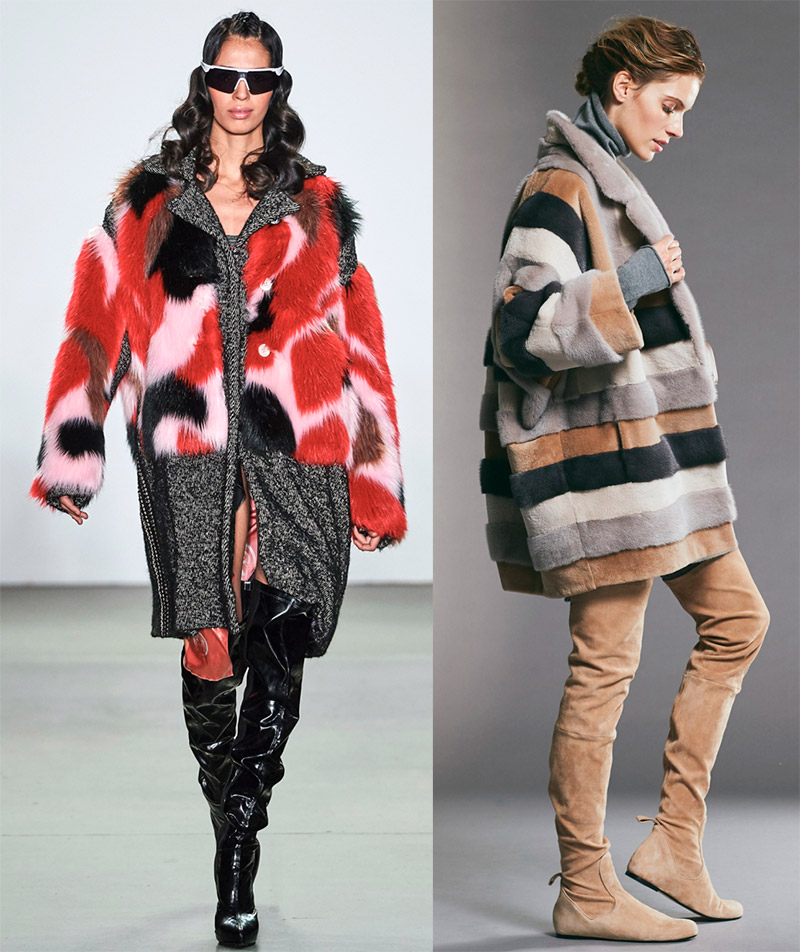 Fashionable fur coats 2024-2025