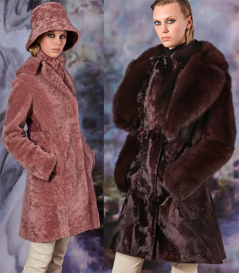 Fashionable fur coats 2024-2025