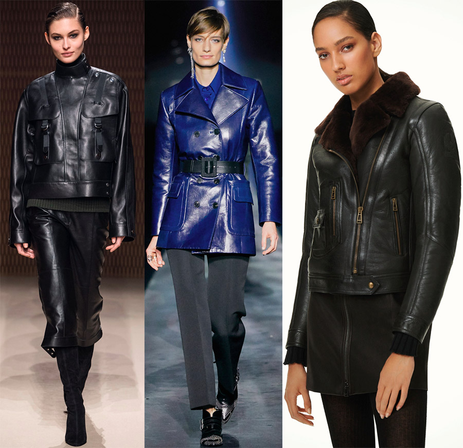 Women's leather jackets