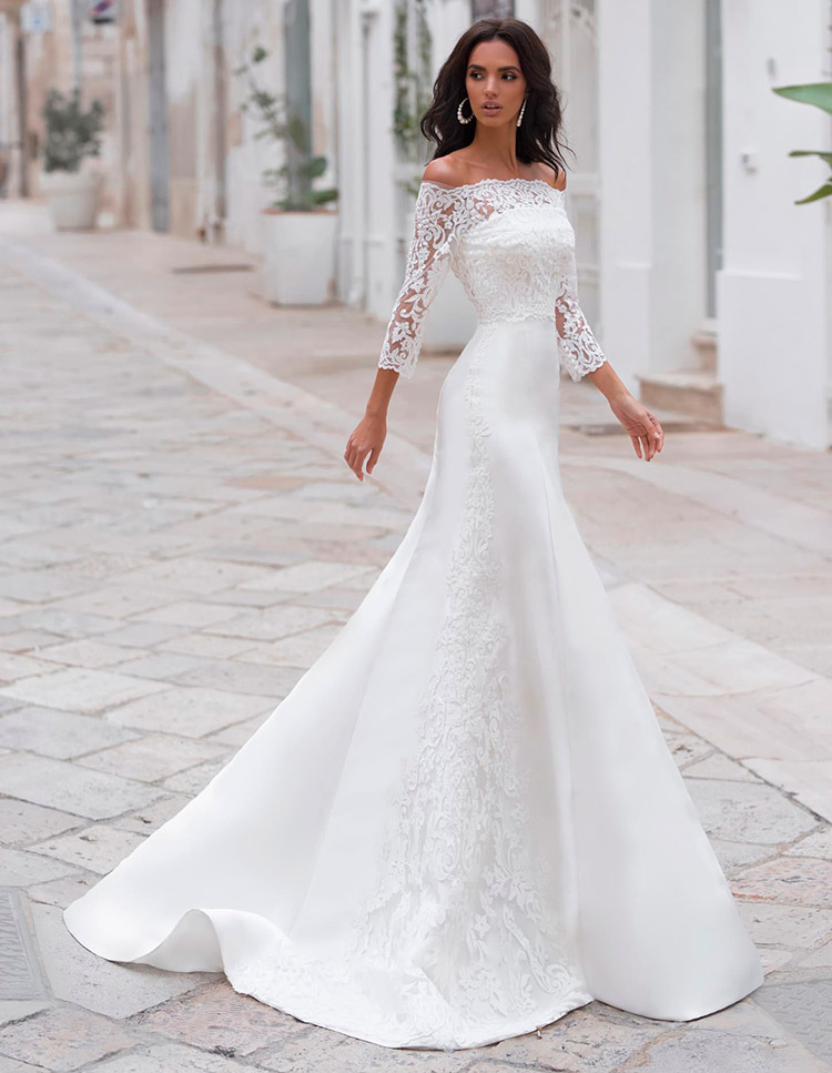 How to choose a wedding dress with lace