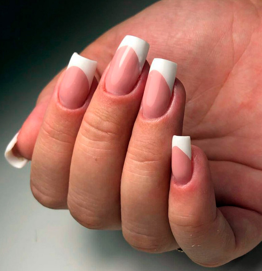 Arched manicure - the most beautiful examples