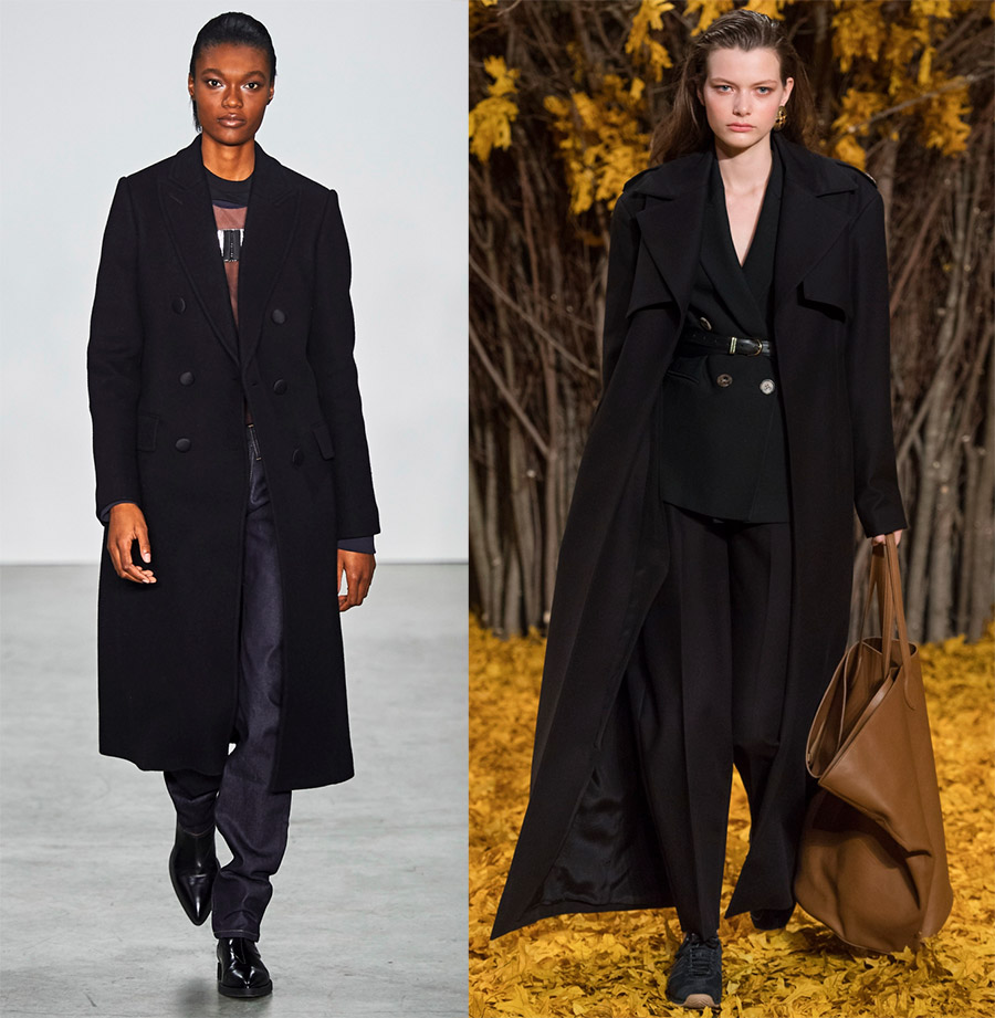 Black women's coats