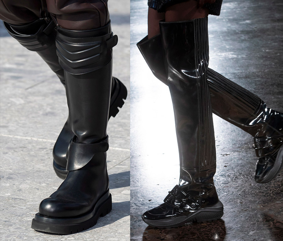 Fashionable brutal boots