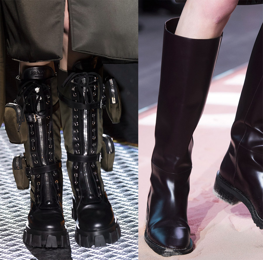 Fashionable brutal boots