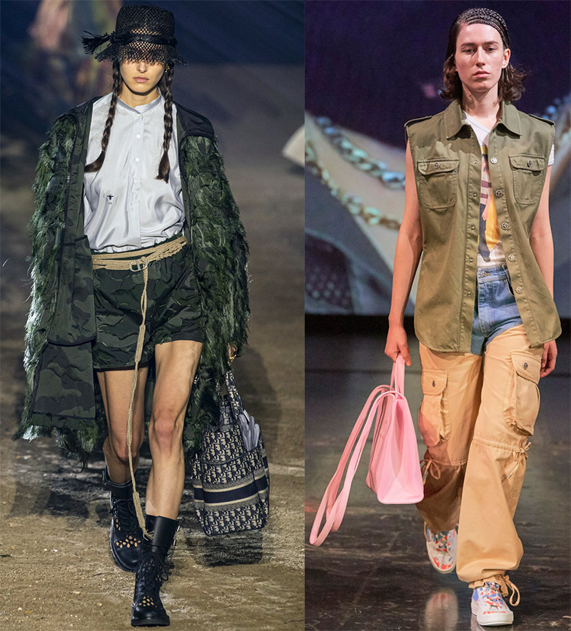 Actual styles in fashion spring-summer 2024