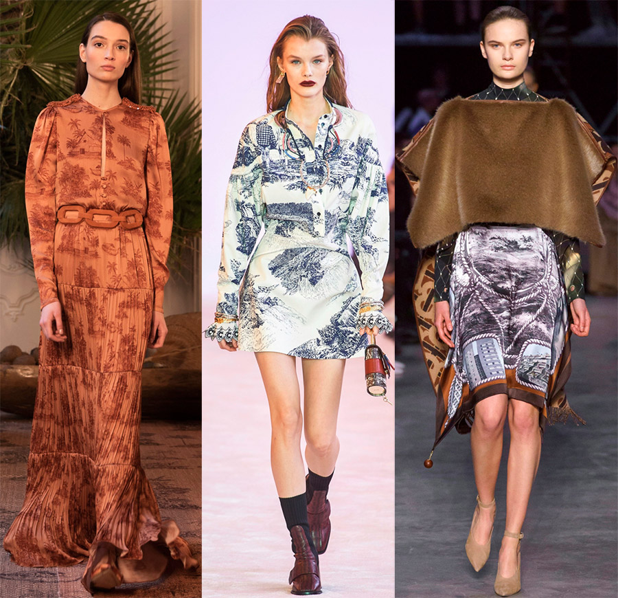 landscape prints in fashion