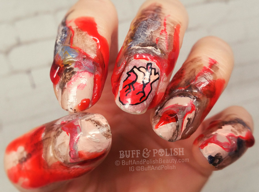 Scary Halloween Manicure