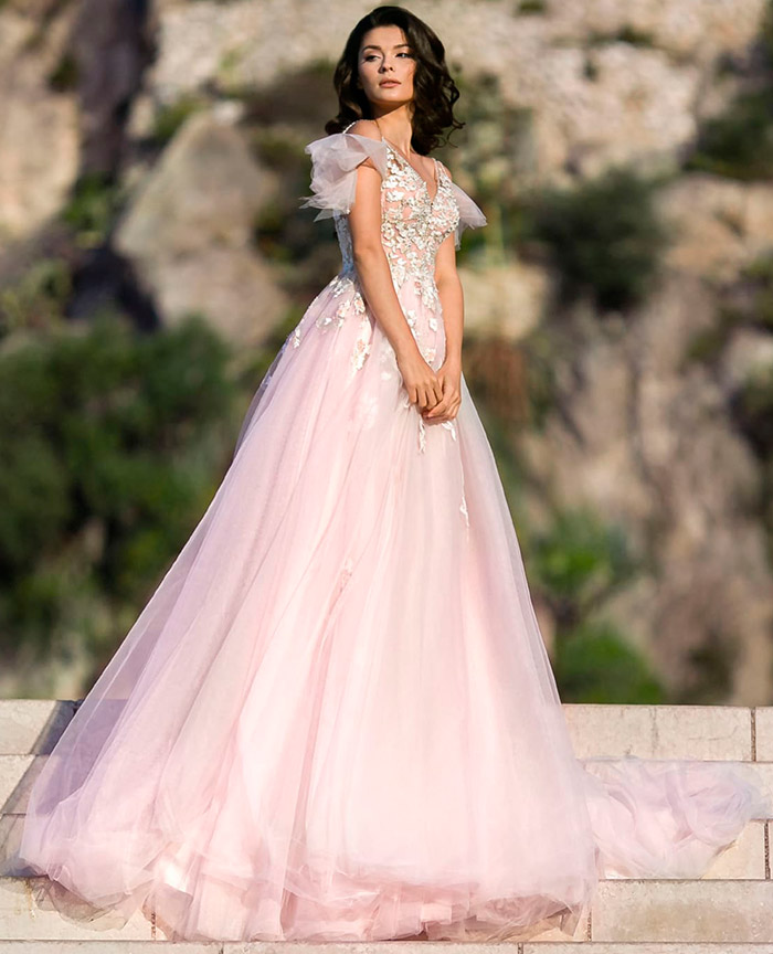 Pink Wedding Dresses