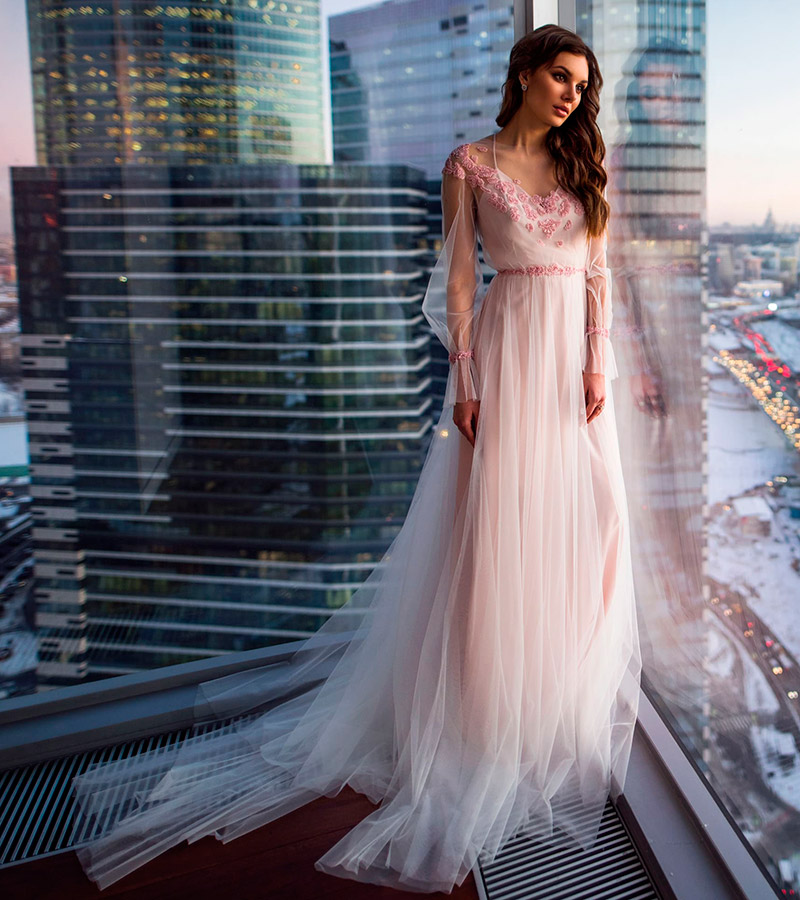 Beautiful pink dress