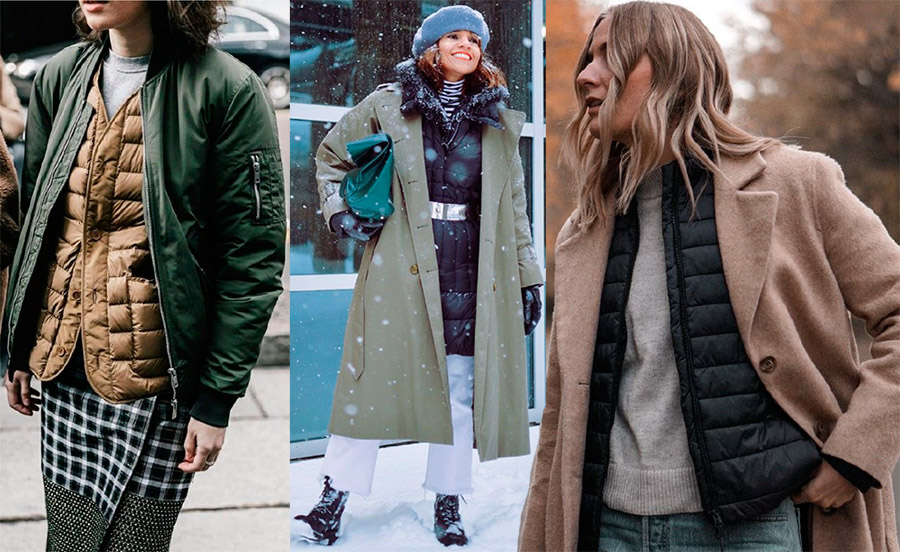 How to wear a down jacket