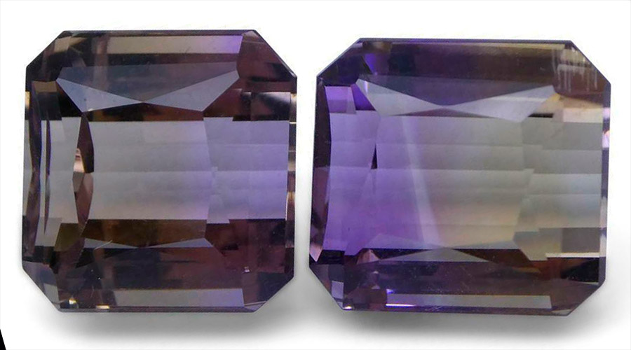 Ametrine or bolivianite crystal