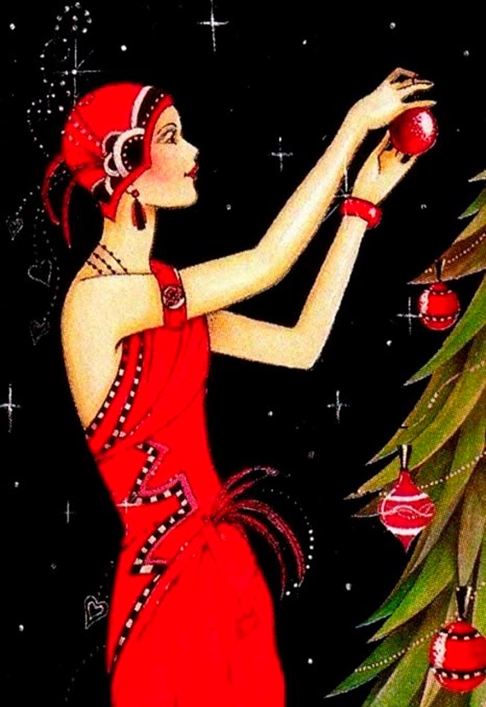 New Year card 1920