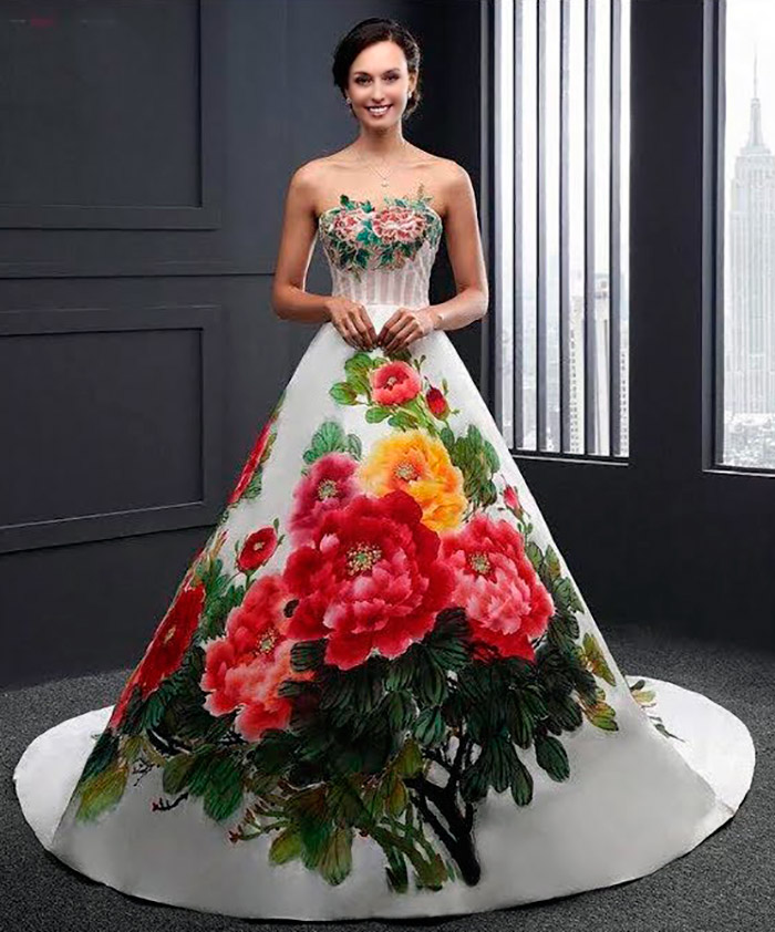 Funny wedding dress