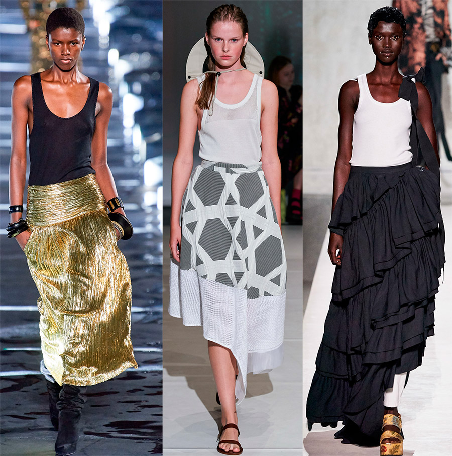 fashionable looks from the catwalk