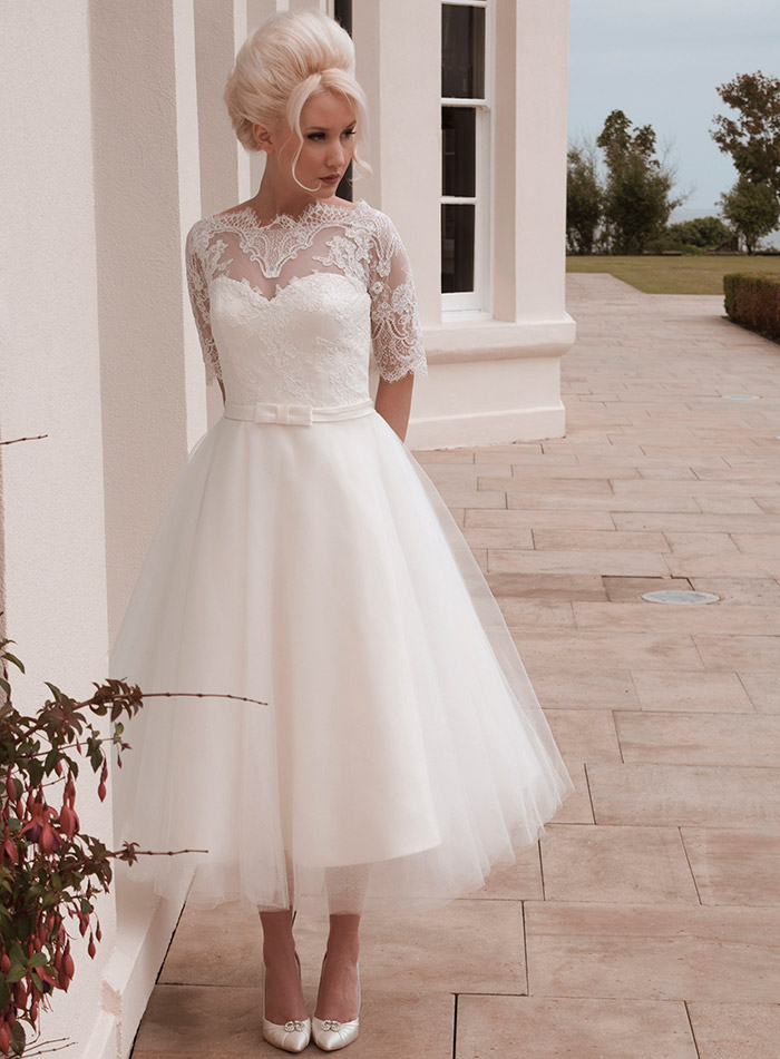 Lace wedding dress