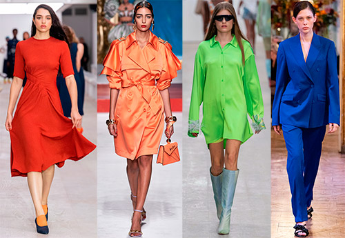 Fashionable shades of 2024 and photos of the best images from the catwalk