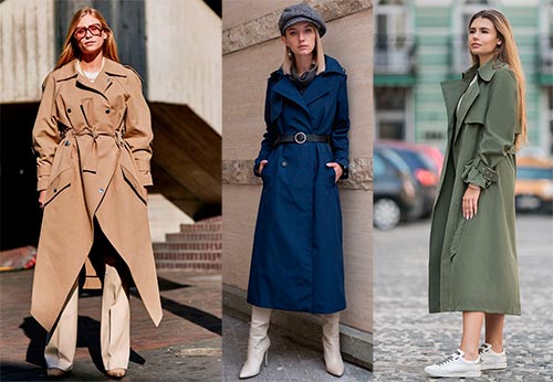 Coat, trench, poncho: outerwear for business spring 2024