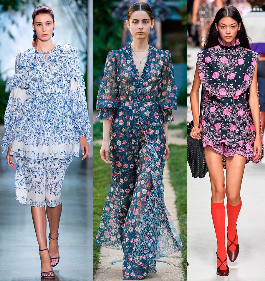 What floral print is in fashion now