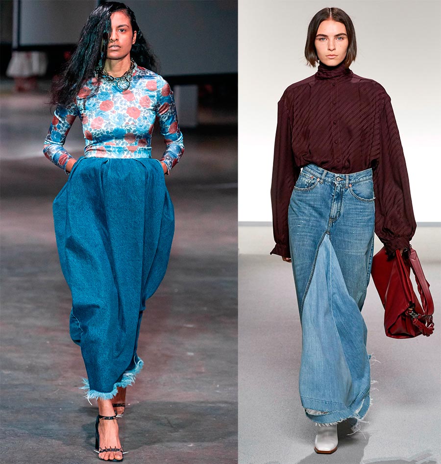 Denim skirts 2024