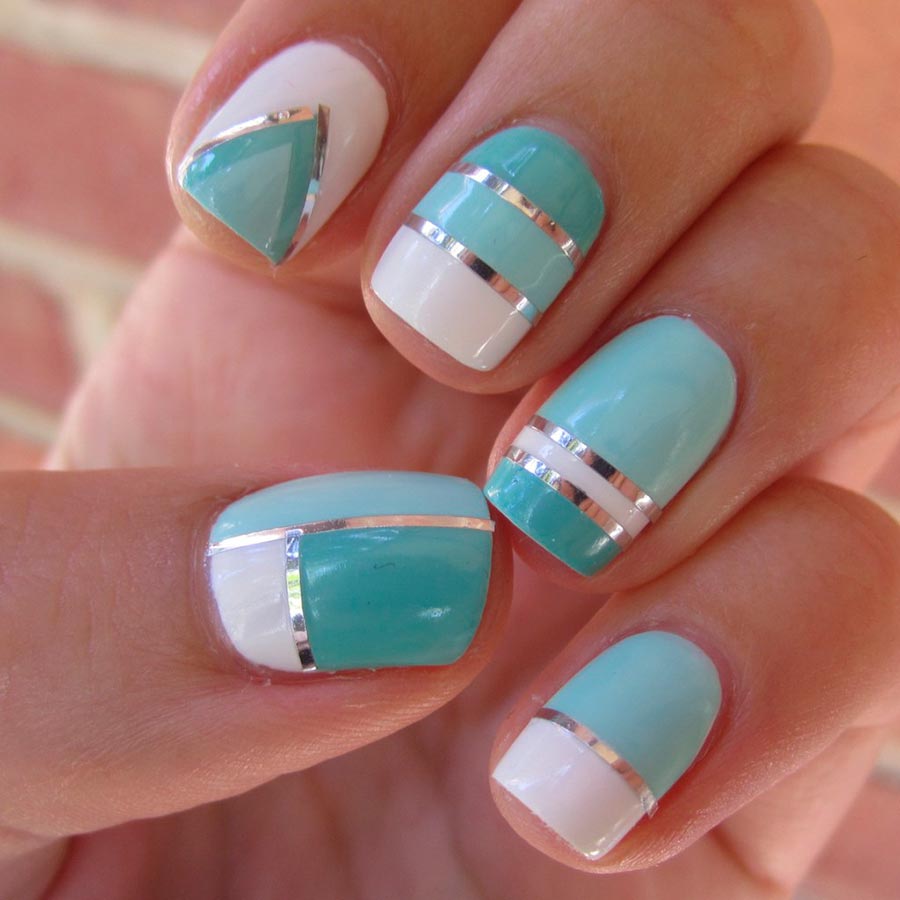 Geometric nail design