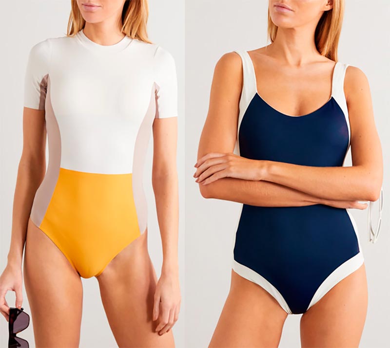 Swimwear in sporty style