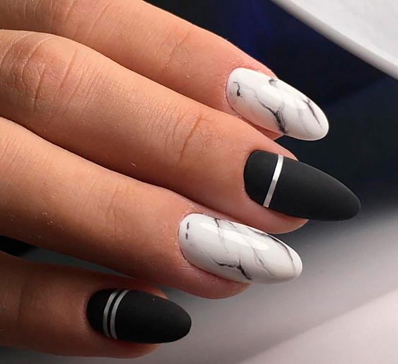 Features of matte manicure