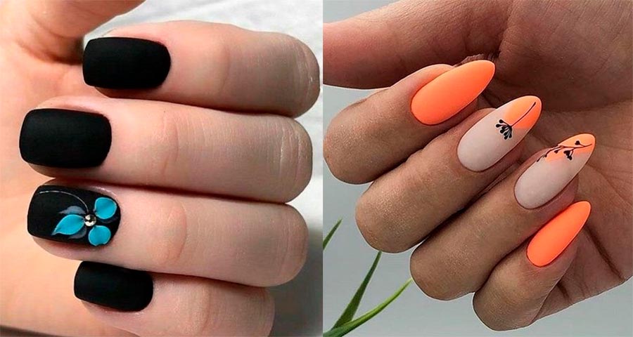 Features of matte manicure