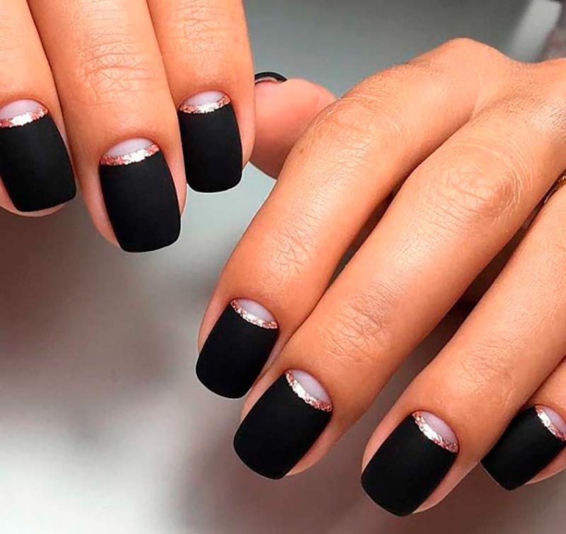 moon manicure