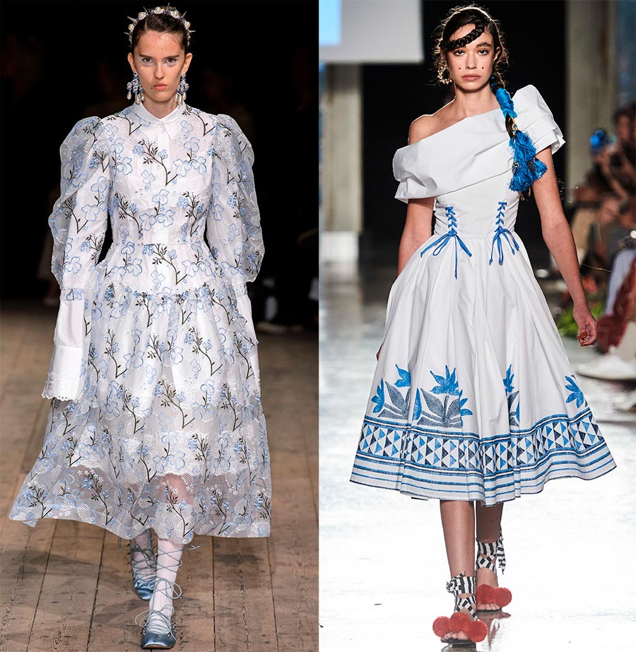 Beautiful dresses with embroidery: fashionable styles and trends