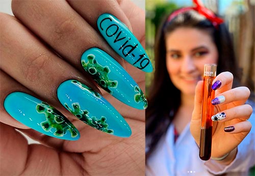 Coronavirus manicure: fashion trend