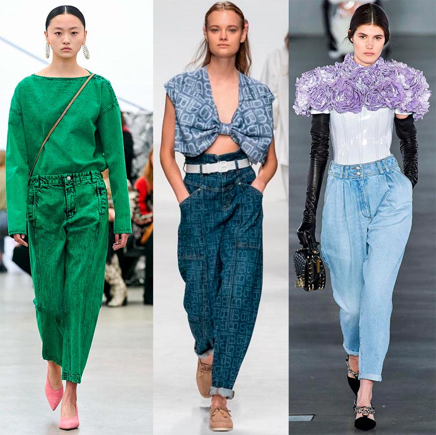 The most fashionable jeans 2024: top 10 bright trends