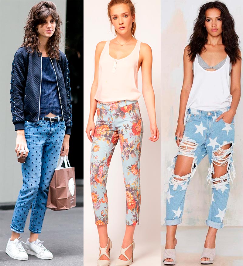 Fashionable women's jeans