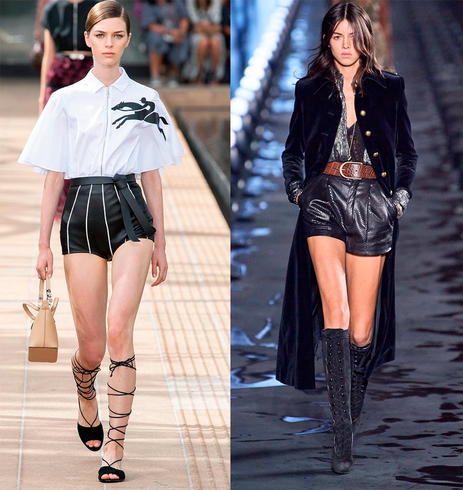 Leather shorts 2024