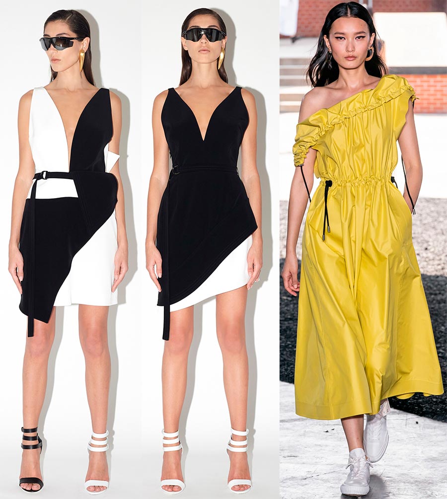 Asymmetrical dresses