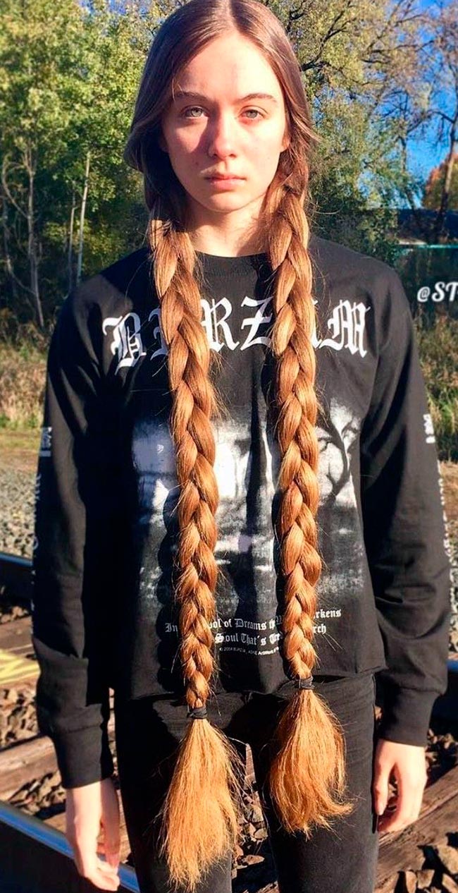 Long braids