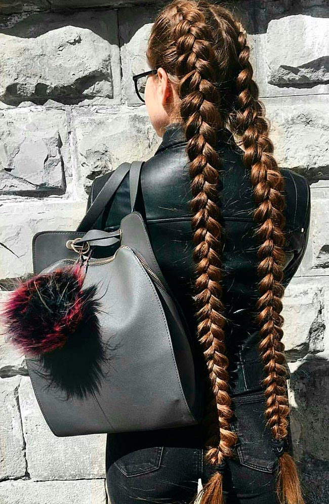 Long braids