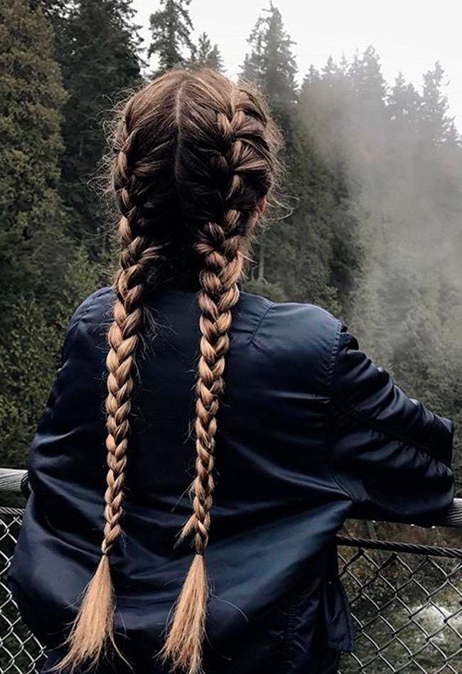 Long braids