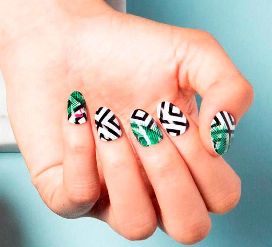 Graphic manicure