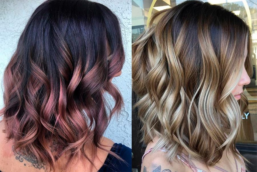 Fashionable hair coloring techniques