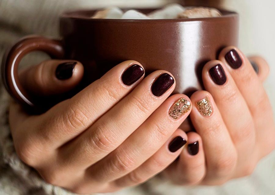 Caramel manicure ideas and trends