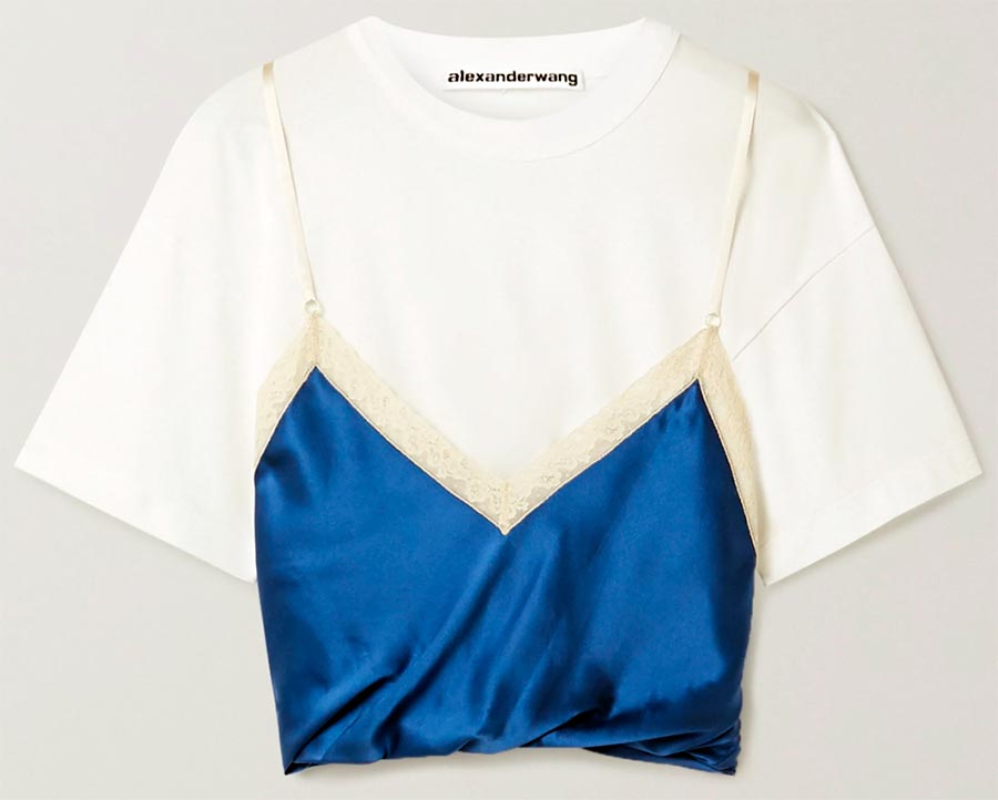 Cropped T-shirt top