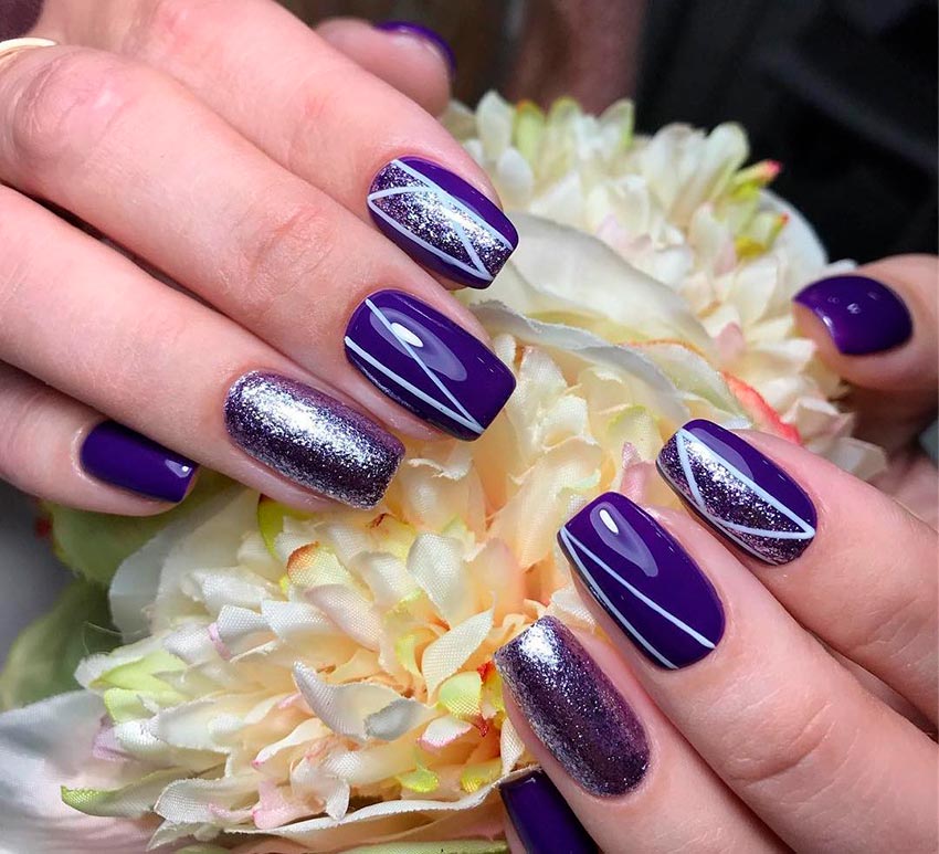 Purple nail designs