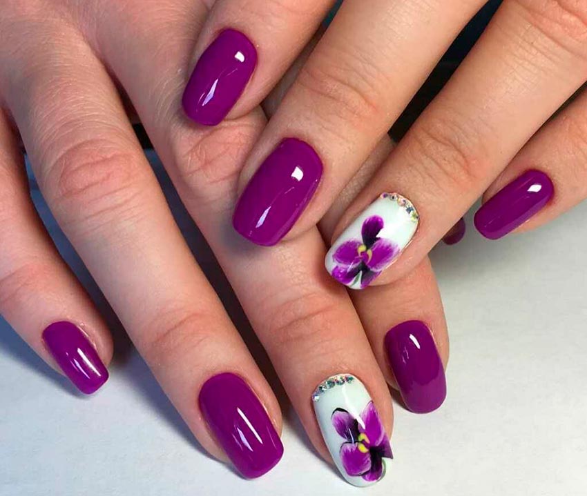 Purple nail designs