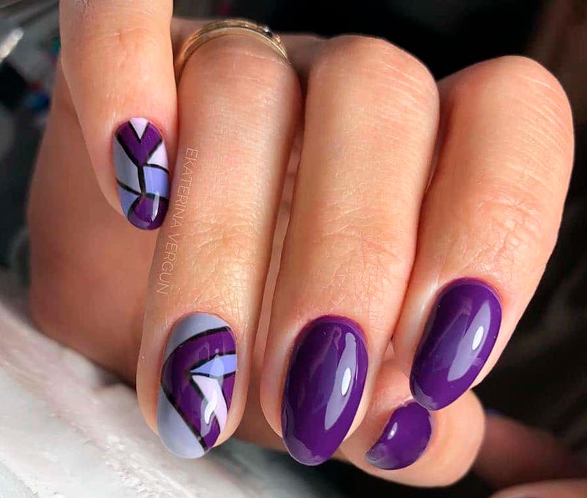 Purple nail designs