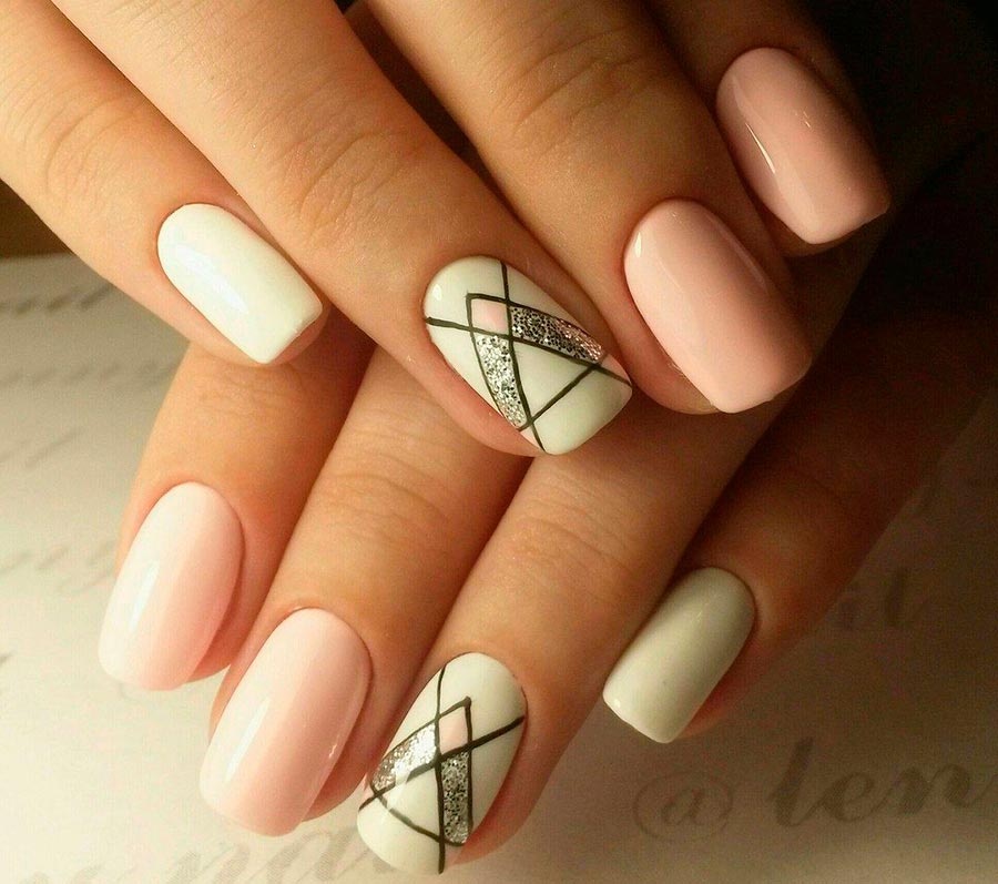 Geometric nail design